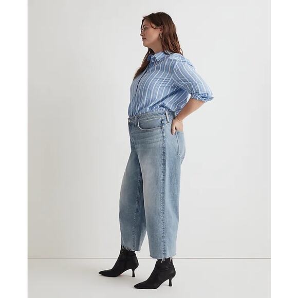 Madewell Perfect Vintage Wide Leg Crop Jean 16 W - Picture 6 of 10